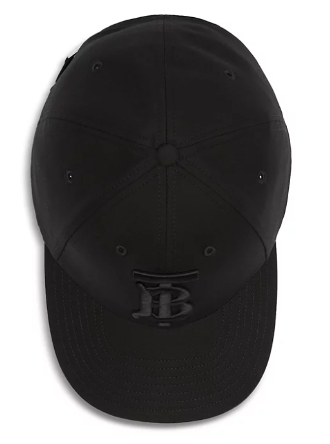 NEW WITH TAGS Burberry BLACK Monogram Motif Baseball Cap | eBay