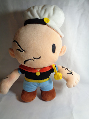 ビンテージ　POPEYE ポパイ “King Feature” ぬいぐるみ 布製 s-l400.jpg