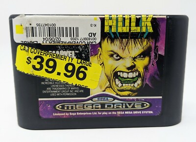 THE HULK Sega Genesis Video Game Cartridge 1994 - Good condition | eBay