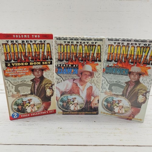 The Best Of Bonanza Volume One Two VHS Tape Landon Video Box Set Sealed - Picture 5 of 8