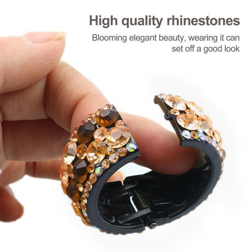 Rhinestone Hair Claw Clips Ponytail Girls Hairpin Styling Y2 Hot For Women D0P1 - Picture 4 of 19