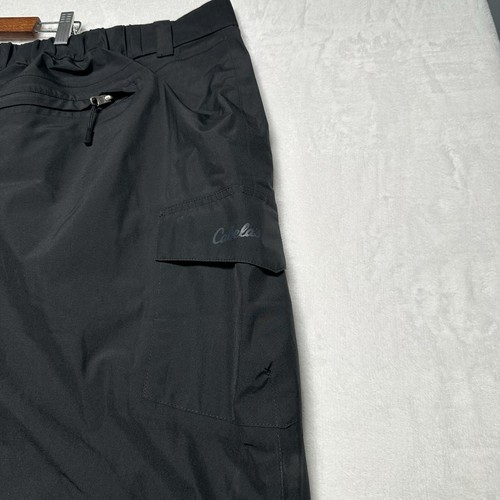 CABELA'S Gore-Tex GTX PacLite Rain Pants Waterproof Mens Size 5XL Black - Picture 7 of 14