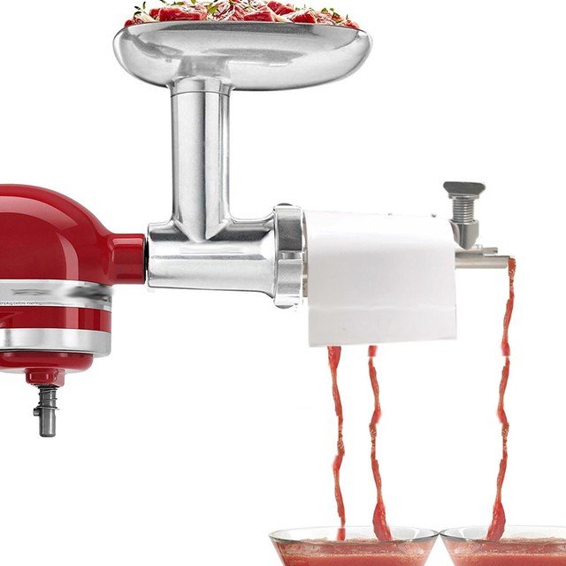Meat Grinder Attachment&TOMATO Juicer SAUCE MAKER STRAINER For