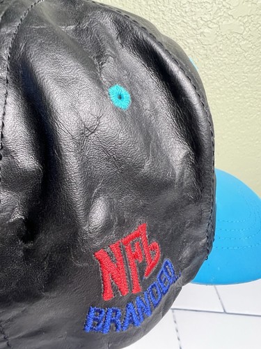 Vintage Miami Dolphins Leather Hat Cap New Era Snap Back *Read Desc* - Picture 11 of 18