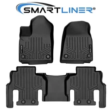 SMARTLINER Floor Mats 2 Row Set OEM 2022-2025 Jeep Grand Wagoneer 7 Passenger