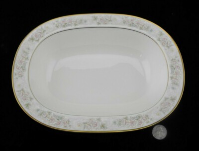 NORITAKE  WILLOWBROOK  10'' OVAL SERVING BOWL # 9722