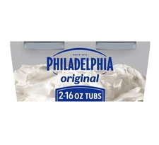 Philadelphia Original Cream Cheese Spread, Tubs, 2 pk./16 oz.