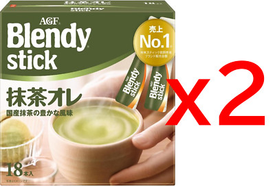 Matcha au lait Matcha Latle Green Tea  Blendy [18sticks x 2boxes] from AGF Japan