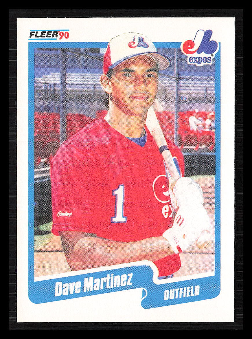 Dave Martinez 1990 Fleer #353