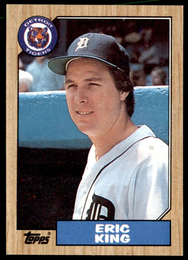 1987 Topps Eric King Rookie Detroit Tigers #36
