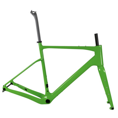 AIRWOLF Gravel Carbon Fiber Bike Fahrradrahmen Road Bicycle Disc Brake 700*45c