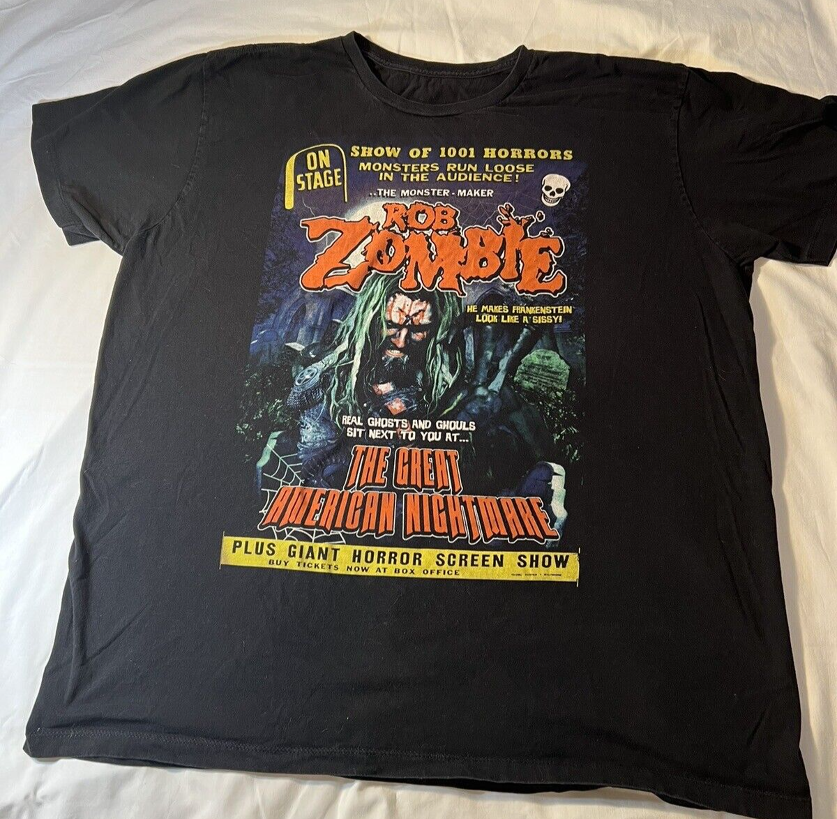 Rob Zombie The Great American Nightmare Shirt 2XL