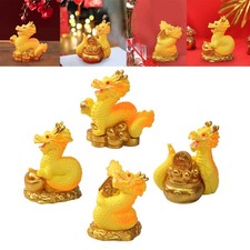 Mini-Drachenstatue, chinesische Neujahrsdekoration, Schreibtisch, Büro,