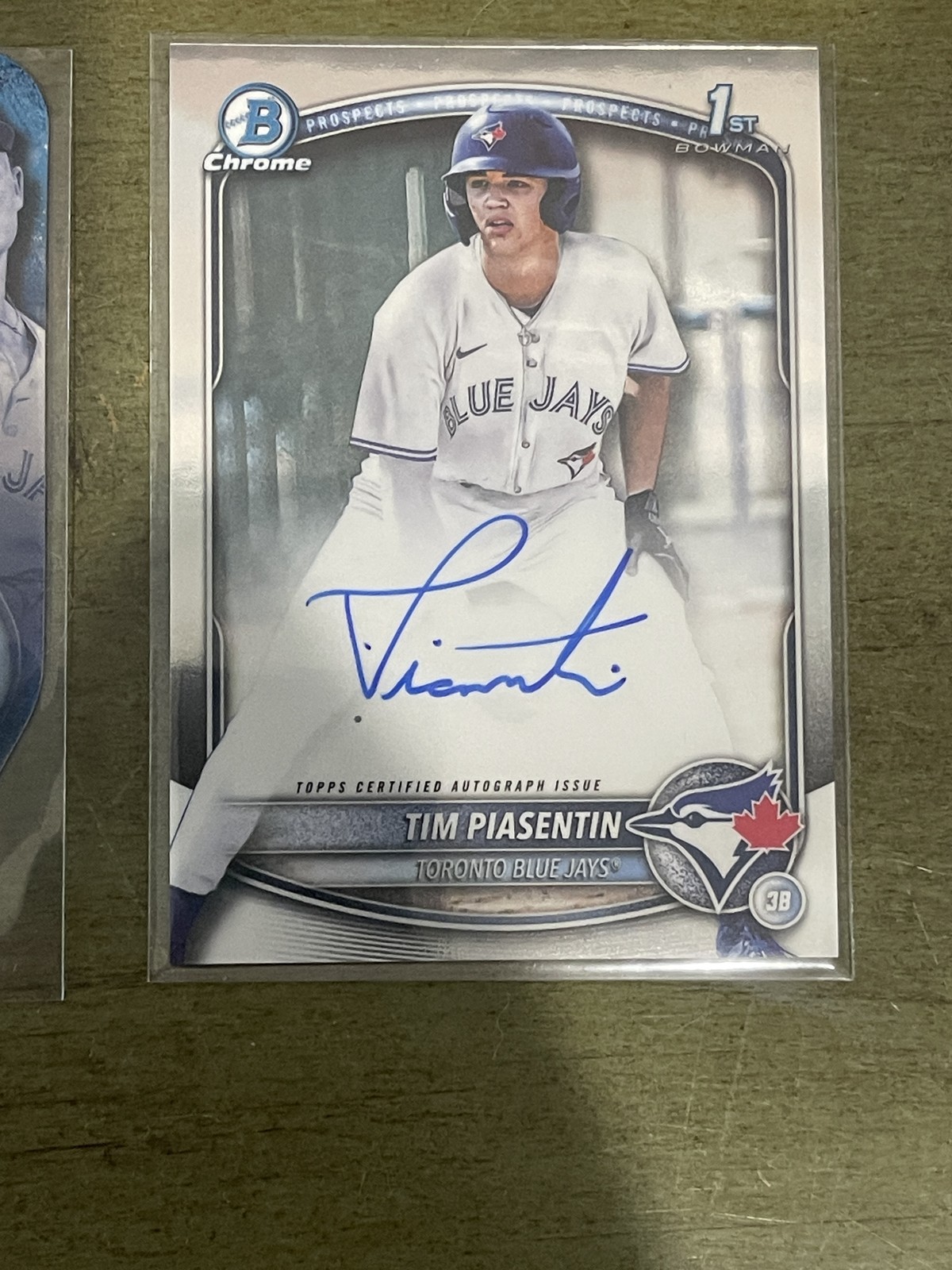 2025 Bowman Chrome Draft Tim Piasentin 1st Base Auto