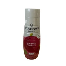 Sodastream Classics Cranberry Raspberry Drink Mix 14.9 Fl Oz Zero Calories New