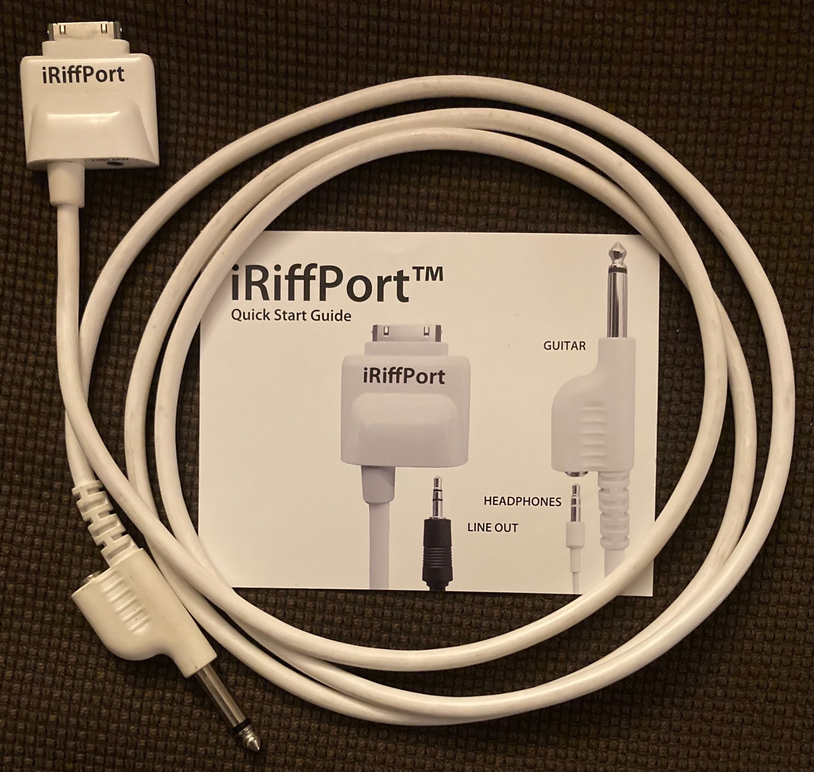 iRiffPort - Model A1 - 6' cable Quick Start Guide