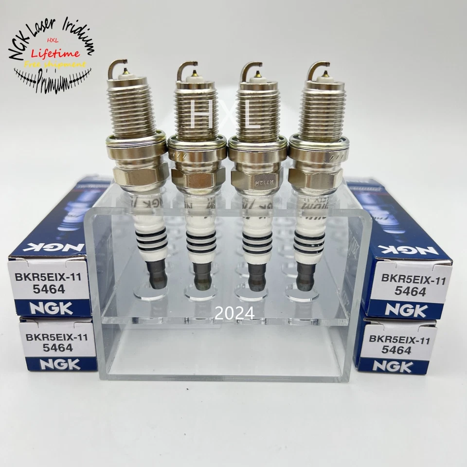 6 PIEZAS NGK bujías de iridio BKR5EIX-11 5464 para HYUNDAI KIA MAZDA NISSAN ISUZU Foto 2 de 2