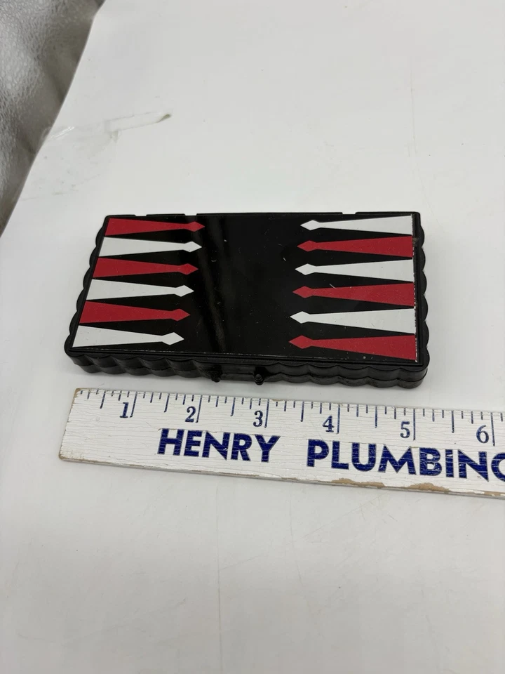 Vintage Cardinal Travel Backgammon Game Miniature Game Pieces Sealed - Image 3 of 4