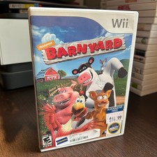 Barnyard Nintendo Wii Game Nickelodeon CIB with Manual Blockbuster Stickers