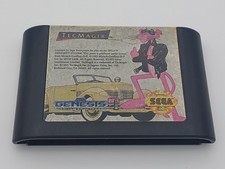 Sega Genesis Pink Goes To Hollywood Cartridge Panther 1993 Authentic Cart Only