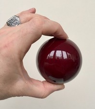 NEW Cue Ball for Russian Billiards Pyramid Aramith Solid Dark Red Wine Color 68'