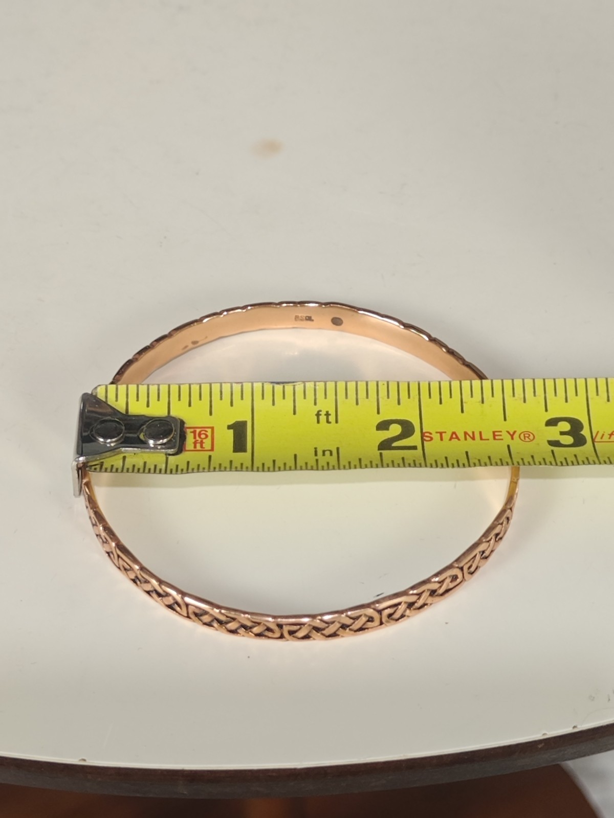 Solid Copper Celtic Knot Bracelet Made At Bythesw… - image 5
