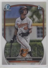 2023 Bowman Chrome Prospects Refractor /499 Leandro Arias #BCP-84 6fs