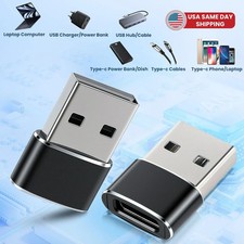 USB C 3.1 Type C Female to USB 3.0 Type A Male Port Converter Adapter NEW