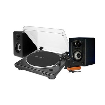 Audio-Technica AT-LP60XBT Turntable Bluetooth Speakers Care Kit (Black)