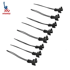 For EV1 OBD1 Pigtail Cut & Splice 8X Fuel Injector Connector Wiring Plugs Clips