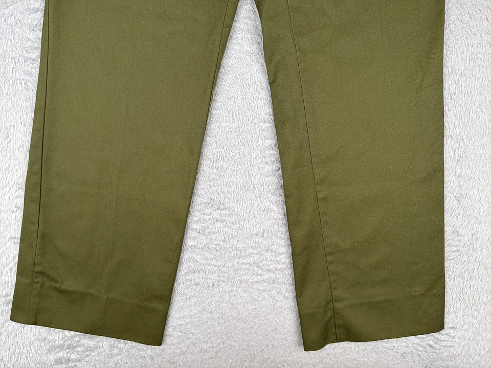 Boy Scouts of America Pants Mens 32x32 Olive Green Straight Leg Twill Flat 1997 - Image 2 of 4
