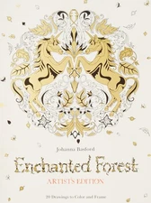 Enchanted Forest Artist's Edition: 20 Drawings to Color and Frame