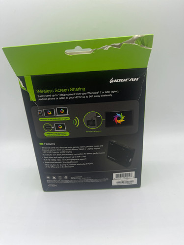 IO Gear Wireless Screen Sharing & Miracast Kit GWSSKIT NEW OPEN BOX - Picture 6 of 6