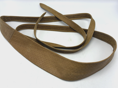 ADA Collection Leather Wrap Belt Womens Small Medium Tie Tan  display picture 2