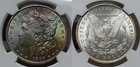 1885 P Morgan Silver Dollar $1 NGC MS 63 Obverse Toning!!