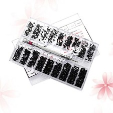 18 Kinds Miniature Screw Machine Countersunk Small Set Screws Black