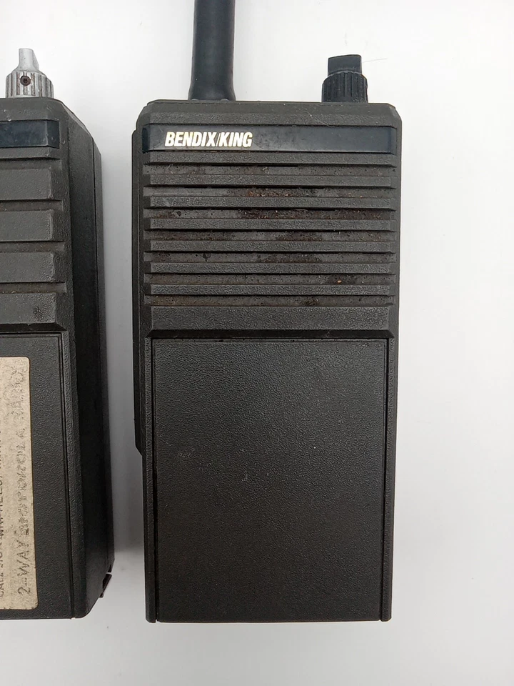 (2) Bendix King LPH EPH 5141 narrowband BK radio handheld HT, VHF 14 channel - Image 3 of 4