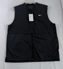 New Nike Golf Women’s XL Tour Repel Vest Black Rain Waterproof Lightweight NWT