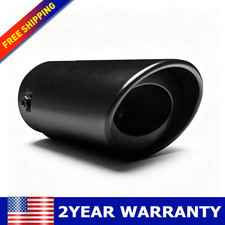 Pair For Dodge Rt Srt Ram 5 Big Black Exhaust Tip 2.5 Inlet Angle Cut Double Pair For Dodge Rt Srt Ram 5 Big Black Exhaust Tip 2.5 Inlet Angle Cut Double