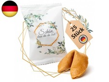 Lucky Treats Gl&uuml;ckskekse - 25 St&uuml;ck - Sch&ouml;n, dass du da bist - Spr&uuml;che auf Deu