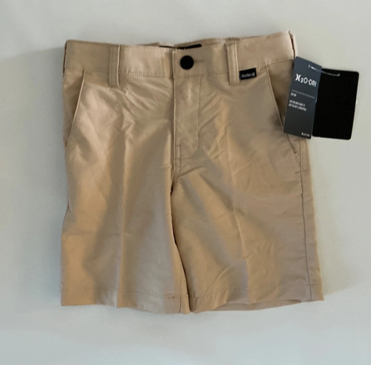 HURLEY Tan H2O-DRI Quick Dry Woven Walk SHORTS Boys Size 6 - Rt $38 - NEW