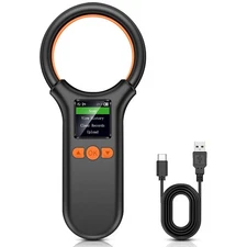 Pet Microchip Scanner, Rechargeable, RFID EMID FDX-B, 500 Records, 15 Digit