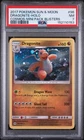 Pokémon TCG Dragonite 96 Sun & Moon Holo Cosmos PSA 7