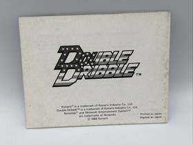 NOTICE  DOUBLE DRIBBLE - NINTENDO NES - VERSION FRA - REF 01