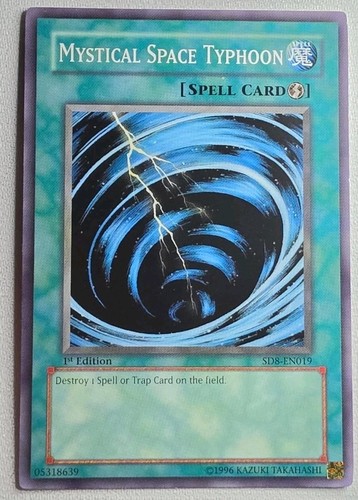 Mystical Space Typhoon [1st Edition] SD8-EN019 card