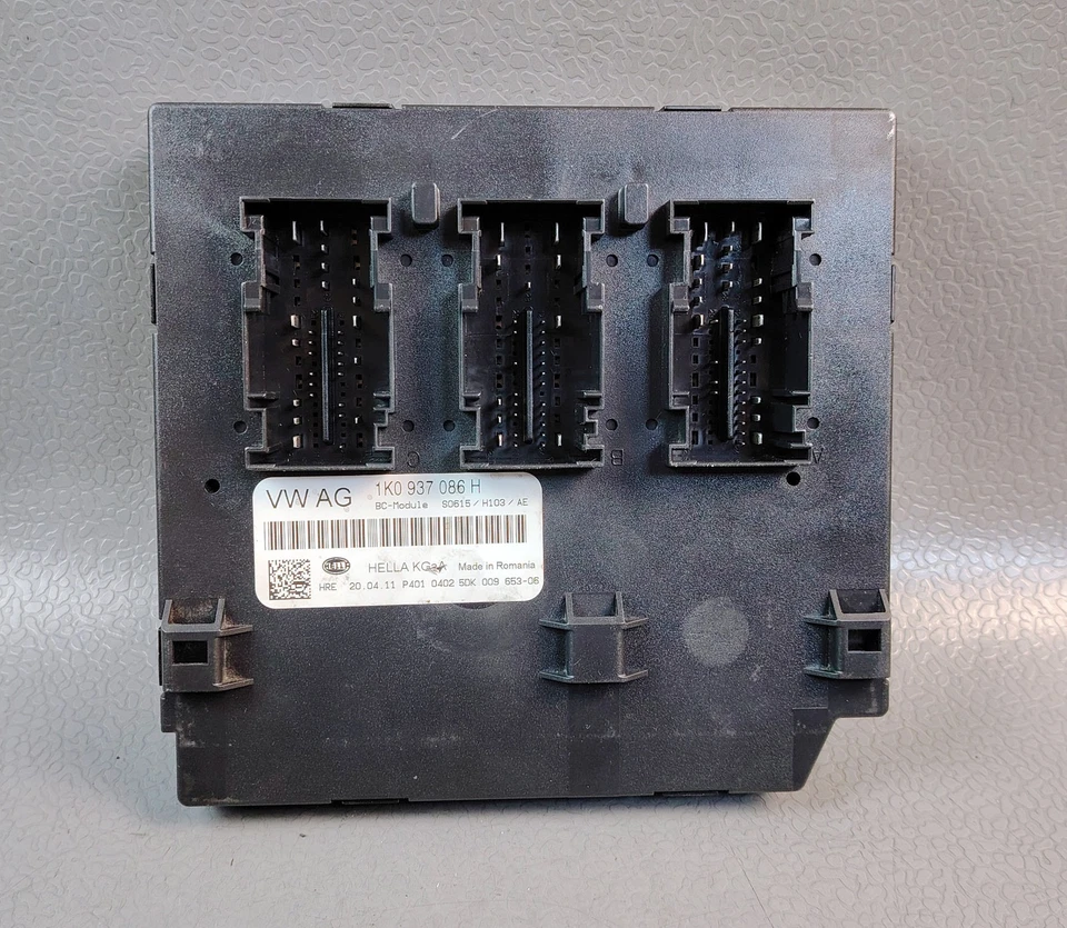 VW Sagitar Skoda Yeti 2010 Bcm Corpo Controllo Modulo Fusebox 1K0 937 086 H - Immagine 4 di 4