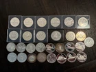 29 Canadian Commemorative Silver Dollars