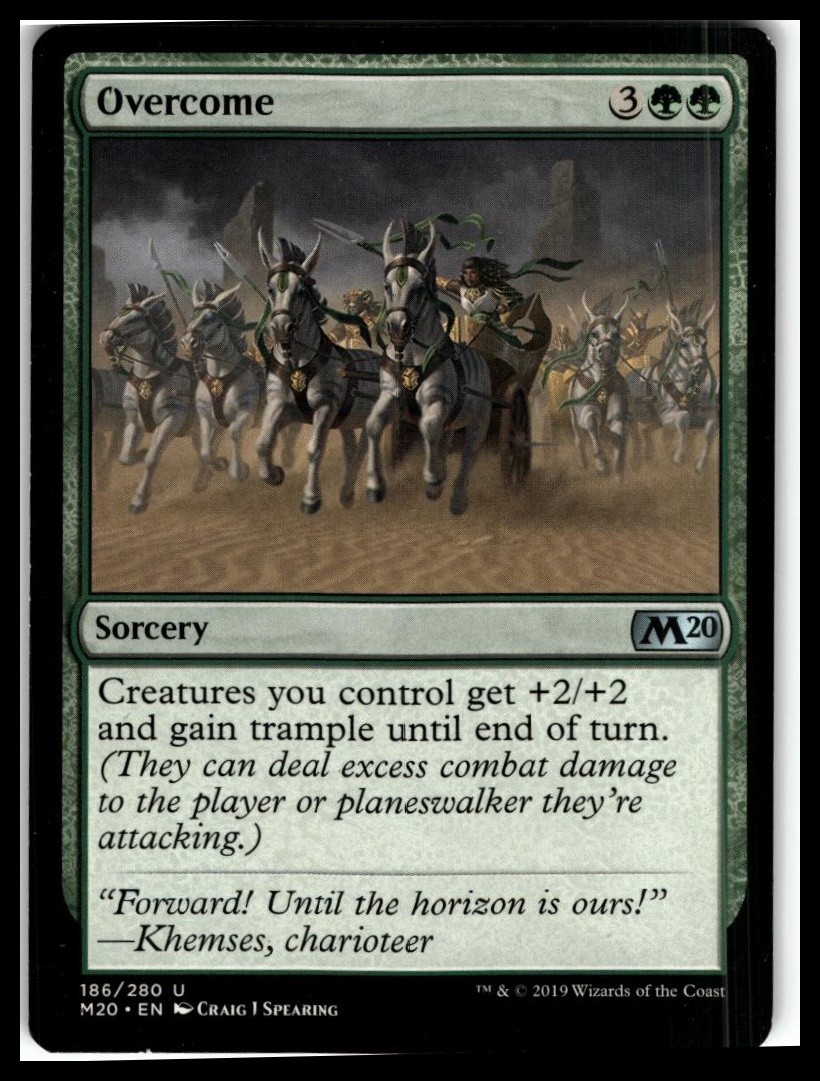 Core Set 2020 #186 Overcome