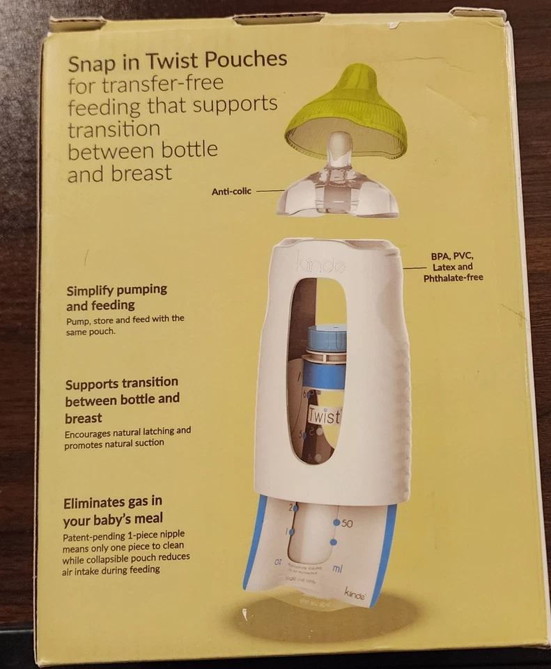 KIINDE SQUEEZE BOTTLES 2 PACK NEW IN BOX - Image 3 of 4