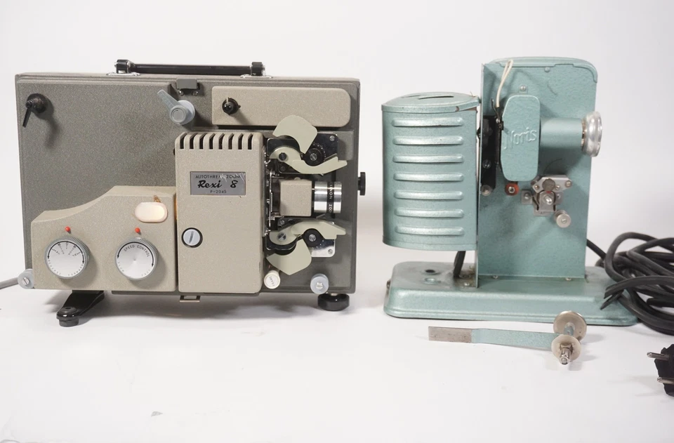 Konvolut Rexi 8 Autothread Zoom P-204S + Noris Projektor + 16mm Ozaphan Filme - Bild 2 von 4